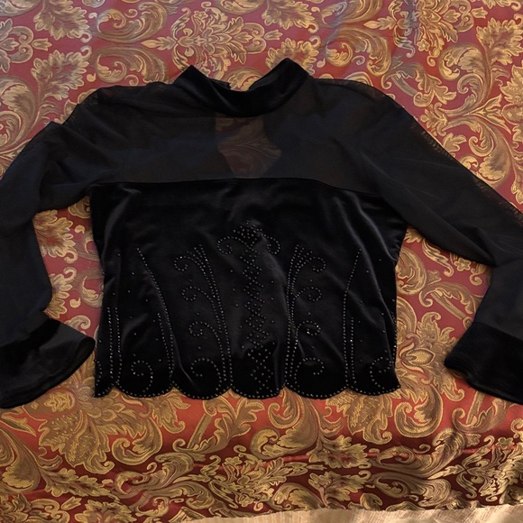 Jr Nites Tops - Elegant Black Women's Top